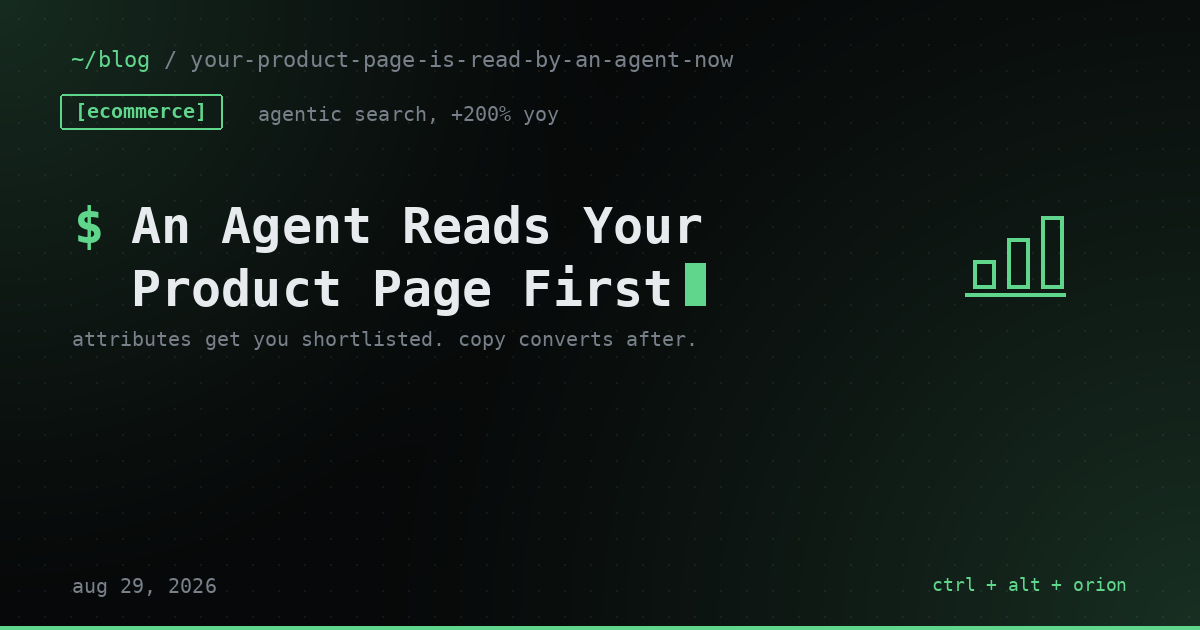 Your Product Page Is Being Read by an Agent, Not a Customer: What Small Retailers Should Fix First — ecommerce